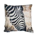 kussen fluweel jungle zebra 45x45cm*, Huis en Inrichting, Woonaccessoires | Overige, Verzenden, Nieuw