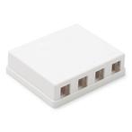 Keystone behuizing | Goobay (4-poorts), Computers en Software, Pc- en Netwerkkabels, Verzenden, Nieuw