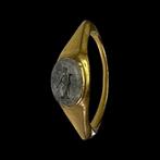 Oud-Romeins, Keizerrijk Goud, Kornalijn Fortuna-ring | XRF -, Sieraden, Tassen en Uiterlijk, Antieke sieraden