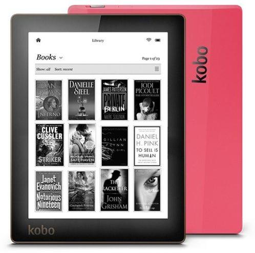 Kobo Aura eReader 6 Inch - Zwart/Rood, Computers en Software, E-readers, Zo goed als nieuw, Verzenden