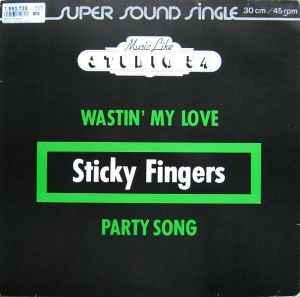 12 inch gebruikt - Sticky Fingers - Wastin My Love / Par..., Cd's en Dvd's, Vinyl Singles, Zo goed als nieuw, Verzenden