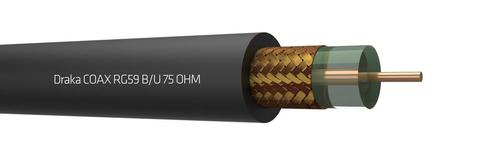 Draka RG59 B/U Coax Kabel - 113811F3 [100 Meter], Doe-het-zelf en Verbouw, Elektra en Kabels, Overige typen, Nieuw, Verzenden
