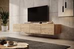 Meubella TV-Meubel Calabas kastanje eiken 200 cm hangend, Huis en Inrichting, Kasten | Televisiemeubels, Overige materialen, Verzenden