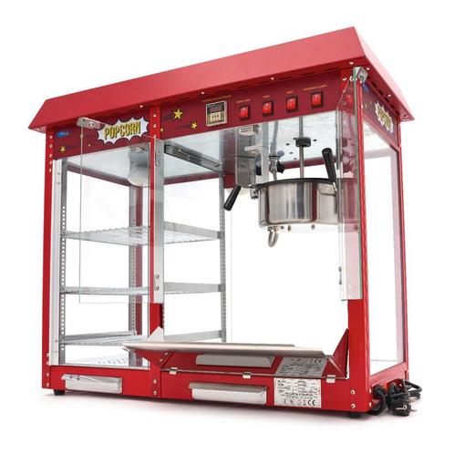 Popcorn Machine – 150 gr – met Warmhoudvitrine, Zakelijke goederen, Horeca | Keukenapparatuur, Nieuw in verpakking, Overige typen