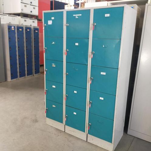 15-deurs Overtoom lockerkast - 185x120x50 cm, Huis en Inrichting, Kasten | Lockerkasten, Ophalen of Verzenden