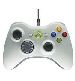 Microsoft Xbox 360 Controller Bedraad - Wit, Spelcomputers en Games, Spelcomputers | Xbox 360, Zo goed als nieuw, Verzenden