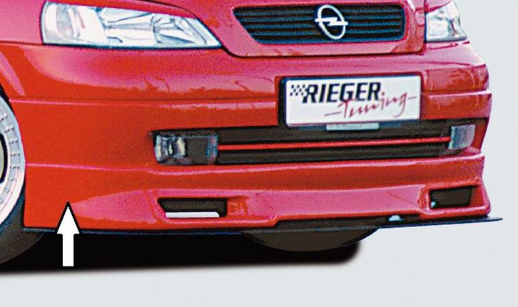 Rieger frontspoiler | Astra G - 3-drs., 5-drs., Sedan, Hatch, Auto-onderdelen, Carrosserie en Plaatwerk, Nieuw, Opel, Verzenden