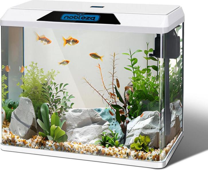 Aquarium Kit - 49,8x29x43,5 cm - 54L - Wit - Nobleza, Dieren en Toebehoren, Hondenhokken, Nieuw, Verzenden