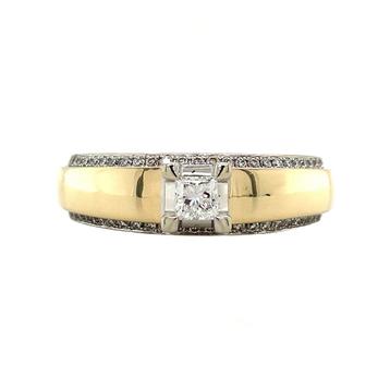 Gouden ring Diamonde 14 krt