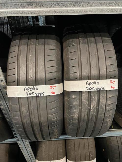 205-55-16 Apollo Zomerbanden 5.5mm Incl Montage 205 55 16, Auto-onderdelen, Banden en Velgen, 16 inch, Zomerbanden, 205 mm, Personenwagen