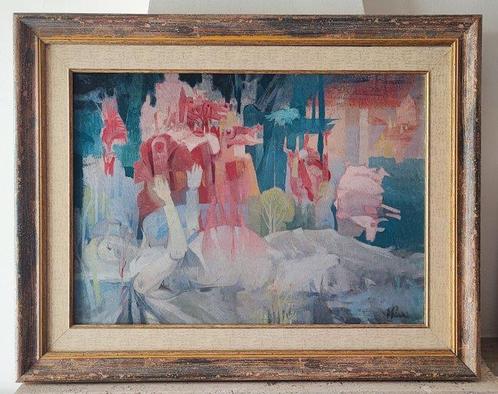 Raffaele De Rosa (1940) - Fantasie, Antiek en Kunst, Kunst | Schilderijen | Klassiek