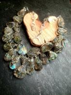 Zilver, Ruwe labradorietsteen - Kraagketting, Verzamelen