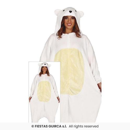 Jumpsuit ijsbeer, Hobby en Vrije tijd, Feestartikelen, Feestartikel, Nieuw, Verzenden
