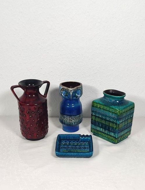 Carstens Tönnishof, Bay Keramik, 2 x Bitossi -, Antiek en Kunst, Antiek | Glas en Kristal