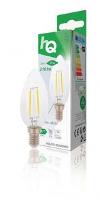 Retro filament LED-lamp E14 2 watt 210 lumen 2700 kelvin, Nieuw, Ophalen of Verzenden, Metaal