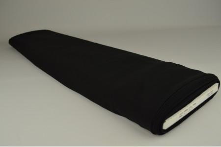 Zwarte chiffon stof  - 15 of 50 meter rol, Hobby en Vrije tijd, Stoffen en Lappen, 120 cm of meer, 200 cm of meer, Zwart, Nieuw