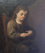 Escuela sevillana (XVII) - Niño de las espinas, Antiek en Kunst