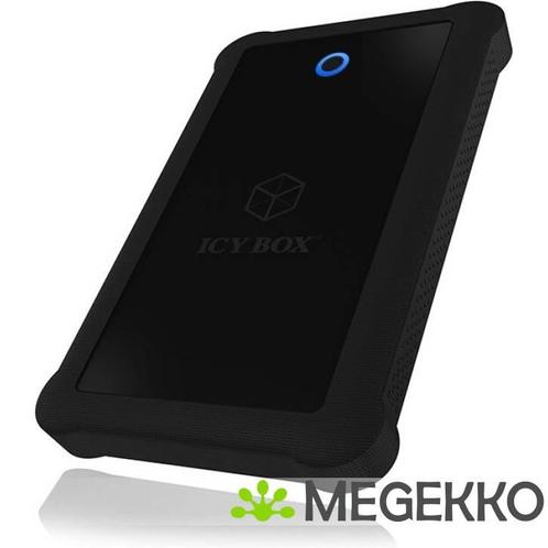 ICY BOX IB-233U3-B externe 2,5  behuizing stootranden, Computers en Software, Computerbehuizingen, Nieuw, Verzenden