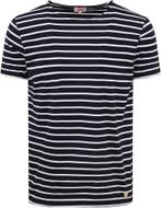 Armor-Lux Hoëdic T-Shirt Strepen Navy maat L Heren, Kleding | Heren, Maat 52/54 (L), Armor-lux, Nieuw, Verzenden