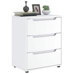 vidaXL Dressoir VISNES 60x40x73 cm bewerkt hout wit, Kinderen en Baby's, Kinderkamer | Commodes en Kasten, Verzenden, Nieuw