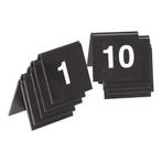 Tafelnummer set zwart - 1 tot 10, Verzenden, Nieuw in verpakking