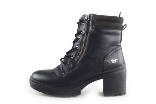 Mustang Veterboots in maat 39 Zwart | 10% extra korting, Kleding | Dames, Schoenen, Zwart, Zo goed als nieuw, Overige typen, Verzenden