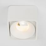 Lars Opbouwspot Wit Binnenverlichting Spots opbouw, Huis en Inrichting, Verzenden, Nieuw, Metaal of Aluminium, Plafondspot of Wandspot