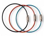Staaldraad 150 mm armband Staaldraad sleutelring Rood, Doe-het-zelf en Verbouw, IJzerwaren en Bevestigingsmiddelen, Verzenden