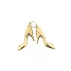 Gouden hanger van twee pumps (Hanger of bedel), Sieraden, Tassen en Uiterlijk, Bedels, Ophalen of Verzenden, Gebruikt, Goud, Overige merken