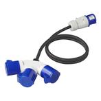 ProPlus Verloopkabel - 3 weg - 150 cm - 3 x 1.5 mm² - CEE.., Ophalen of Verzenden, Nieuw