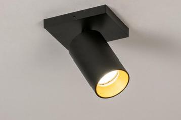 Rietveld Spots - Zwart, Goud - Metaal, Aluminium