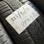 2 x Pirelli Sottozero 3 225-40-19 RFT Winterbanden 5,5mm, 19 inch, Gebruikt, Band(en), Personenwagen