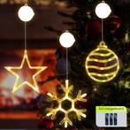 Kerstverlichting Raam Kerstbal + Sneeuwvlok + Kerstster -, Diversen, Kerst, Verzenden, Nieuw