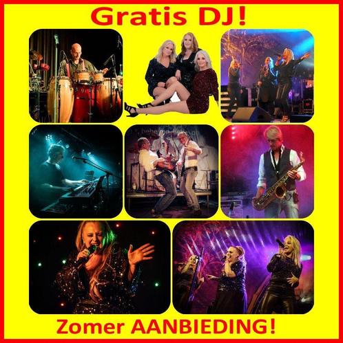 Gratis Dj bij boeking van een band!    Bands vanaf €999,00, Diensten en Vakmensen, Muzikanten, Artiesten en Dj's, Band, Dj, Orkest
