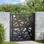 Zwarte Stalen Poort 105cm - 55% Korting - Tweedekansje!, Tuin en Terras, Tuinhekken en Hekwerk, Met poort, Nieuw, Ophalen of Verzenden