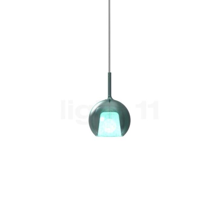Penta Glo Hanglamp, wit/groen - 25 cm (Hanglampen), Huis en Inrichting, Lampen | Hanglampen, Nieuw, Verzenden