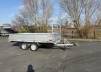 Hapert Plateauwagen 335 x 185 cm in goede staat 40 cm borden, Auto diversen, Aanhangers en Bagagewagens, Ophalen, Gebruikt