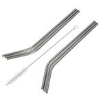 Benson RVS gebogen rietjes - herbruikbaar - vaatwasserbes..., Huis en Inrichting, Keuken | Keukenbenodigdheden, Ophalen of Verzenden