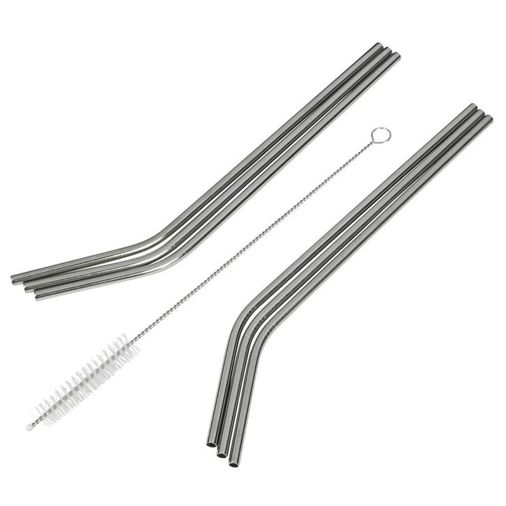 Benson RVS gebogen rietjes - herbruikbaar - vaatwasserbes..., Huis en Inrichting, Keuken | Keukenbenodigdheden, Nieuw, Ophalen of Verzenden