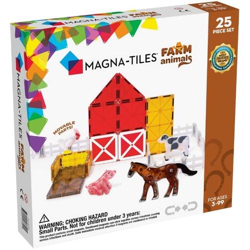Magna Tiles - Boerderij set - Magnetisch Speelgoed 25 stuks, Kinderen en Baby's, Speelgoed | Overig