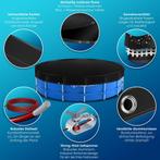 KESSER® Zwembad zonnezeil - Afdekzeil - Ø488cm - Zwart •, Verzenden, Zo goed als nieuw