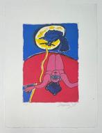 Corneille (1922-2010) - Gravure La Terre est ronde, 1998