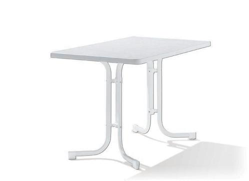 Sieger Boulevard klaptafels staalbuis/Mecalit Pro 70 cm tot, Tuin en Terras, Tuintafels, Ophalen of Verzenden