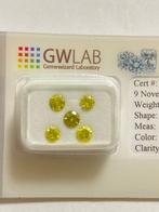 Zonder minimumprijs - 5 pcs Diamant (Kleurbehandeld) - 1.01, Sieraden, Tassen en Uiterlijk, Edelstenen, Nieuw