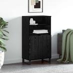 vidaXL Highboard Zwart 60 x 36 x 110 cm Bewerkt hout, Minder dan 50 cm, Verzenden, 100 tot 150 cm, Nieuw