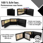 THL Design  Portemonnee Heren  Billfold  Heren Portemonnee, Overige merken, Verzenden, Zwart, Nieuw