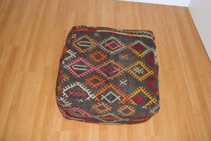 Puff Cases 1 - Kelim - 60 cm - 60 cm, Antiek en Kunst, Kunst | Designobjecten