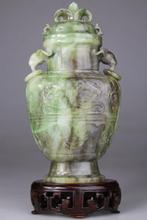 Chinese gebeeldhouwde vaas - Ram - Archaïsche stijl -, Antiek en Kunst