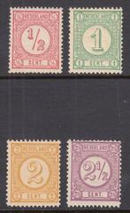 Nederland 1876 - Drukwerkzegels (oude druk) - NVPH 30/33, Postzegels en Munten, Postzegels | Nederland, Gestempeld