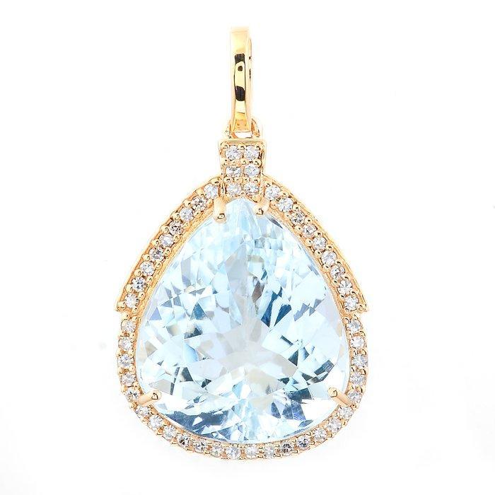 Zonder Minimumprijs - Hanger - 14 karaat Geel goud - 7.05ct., Sieraden, Tassen en Uiterlijk, Antieke sieraden